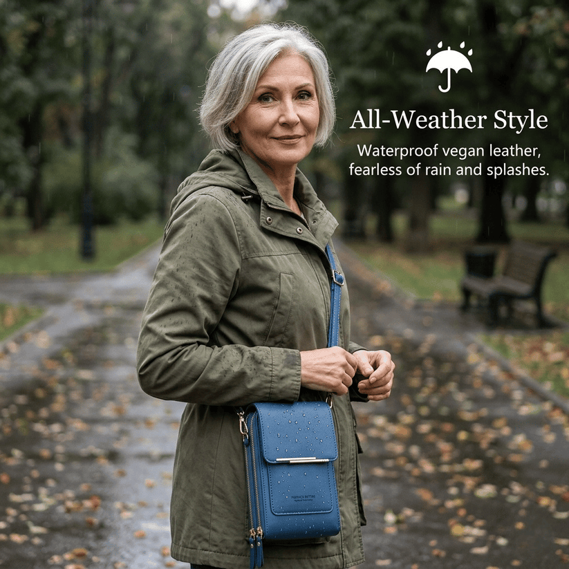 All-weather crossbody bag