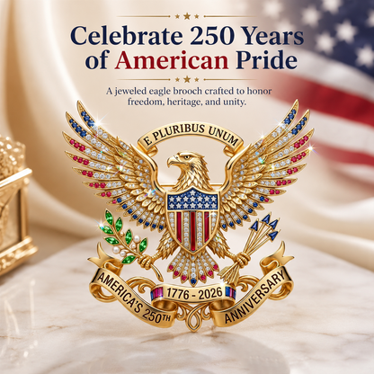 US 250th Anniversary Brooch Pin
