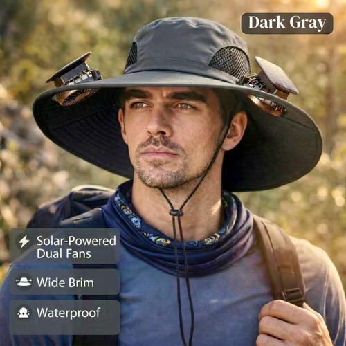 Lorvryssa 🎁 The Perfect Father’s Day Gift – Solar Cooling Fan Hat 🌞