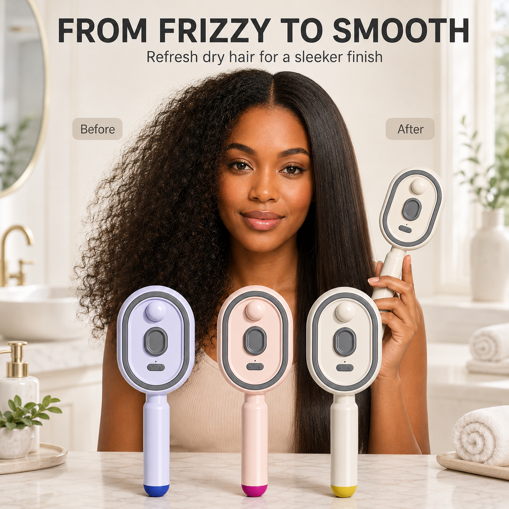 🔥Last Day 50% OFF🔥lorvryssa™ 3-IN-1 Electric Spray Air Cushion Massage Comb