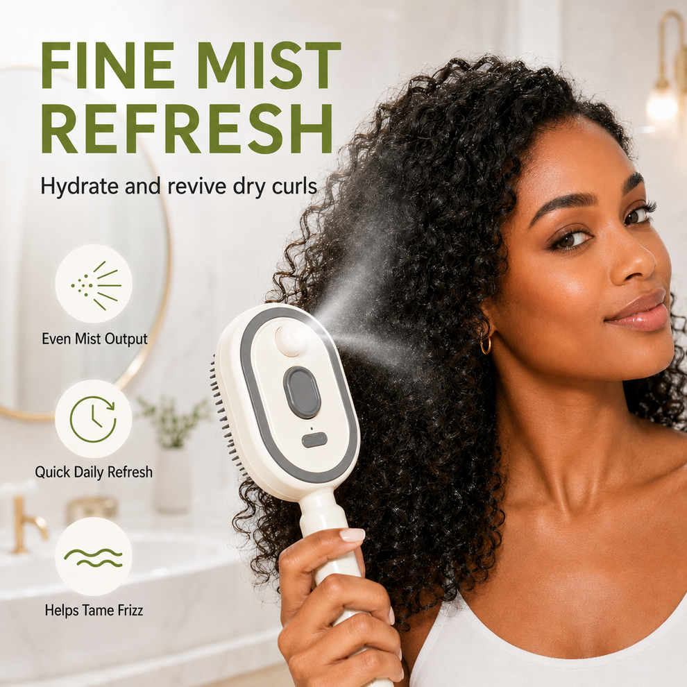 🔥Last Day 50% OFF🔥lorvryssa™ 3-IN-1 Electric Spray Air Cushion Massage Comb