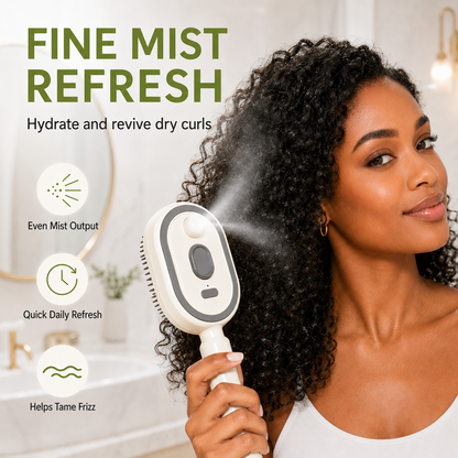 🔥Last Day 50% OFF🔥lorvryssa™ 3-IN-1 Electric Spray Air Cushion Massage Comb