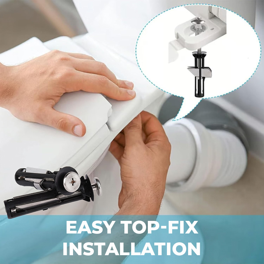 🔥Hot Sale🔥Heavy Duty Toilet Seat Fastener Bolt kit(A Set of 2 Pcs)🔥