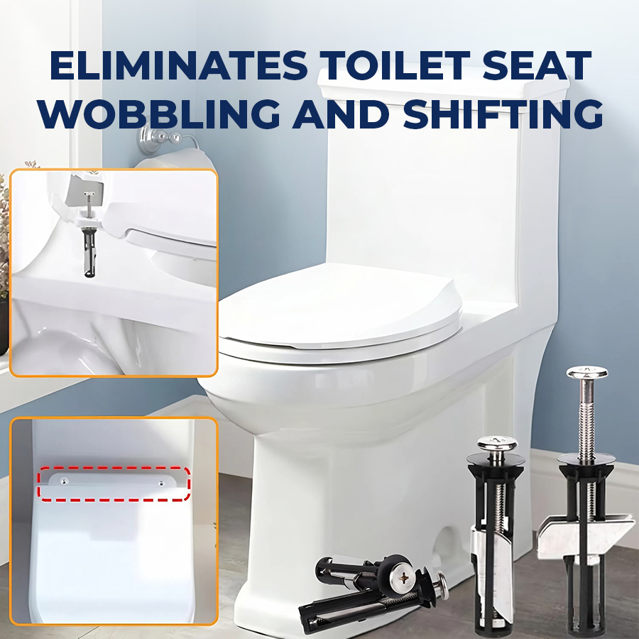 🔥Hot Sale🔥Heavy Duty Toilet Seat Fastener Bolt kit(A Set of 2 Pcs)🔥