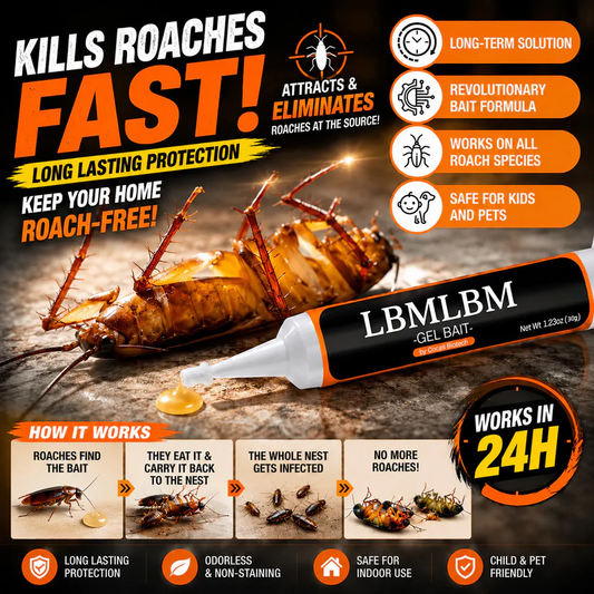 🔥Limited-Time Offer – Save 49% Today🔥LBMLBM Cockroach Gel Bait (New Upgraded Formula)