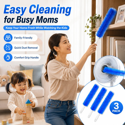 🔥 TODAY ONLY – BUY 1 GET 1 FREE 🔥Bendable Microfiber Head,Reusable Dust Remover Brush