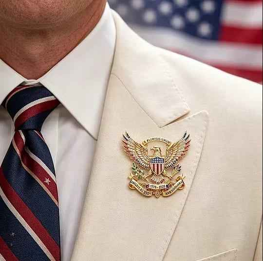 🔥🔥 Father's Day Special:US 250th Anniversary Brooch Pin（2222）