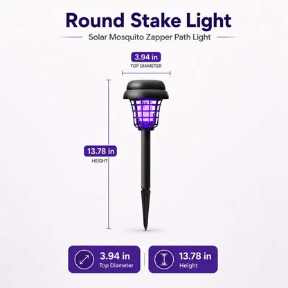 🏆LAST DAY SALE 70% OFF 🔥🏠Summer Essentials🦟Solar-Powered UV Mosquito Killer Lamp