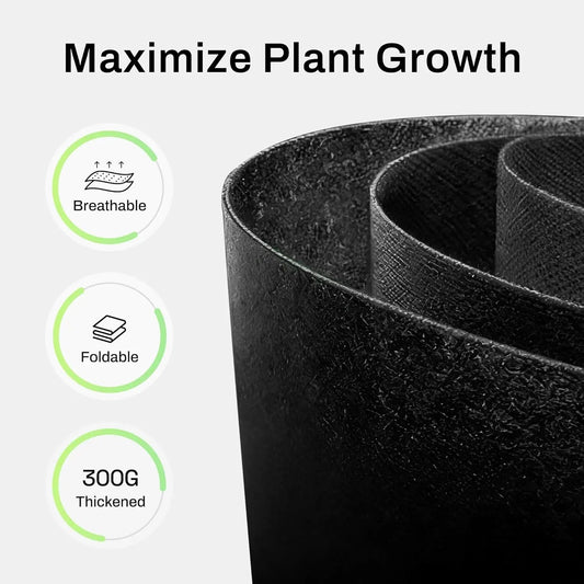 Eeveryvaven 5-Pack 5 Gallon Grow Bags