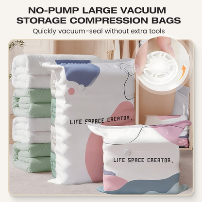 🔥Last day 50% OFF Buy 1 Get 1 Free🔥No-Pump 3D Vacuum Storage Bags💨