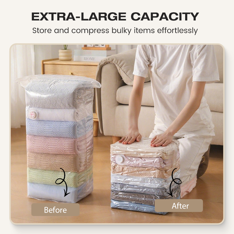 🔥Last day 50% OFF Buy 1 Get 1 Free🔥No-Pump 3D Vacuum Storage Bags💨